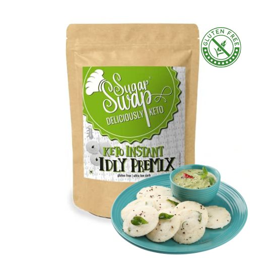 Sugar Swap Instant Keto Idly Premix | Ultra Low Carb | Sugar free