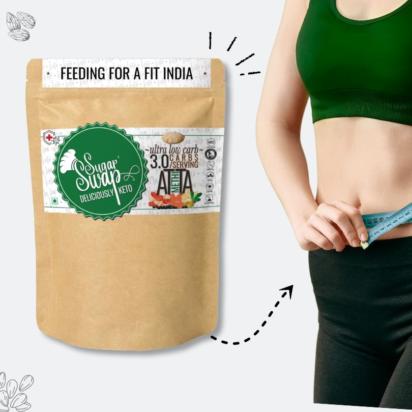 Sugar Swap - Keto flour (Methi) |  Healthy Atta | Sugar Free | Keto atta