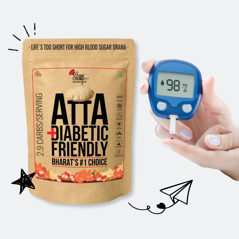 Sugar Swap's Diabetic Friendly Atta | Keto atta for diabetes