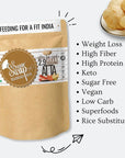 Sugar Swap Keto Flour |  Healthy Atta | Sugar Free | Keto atta (Plain)
