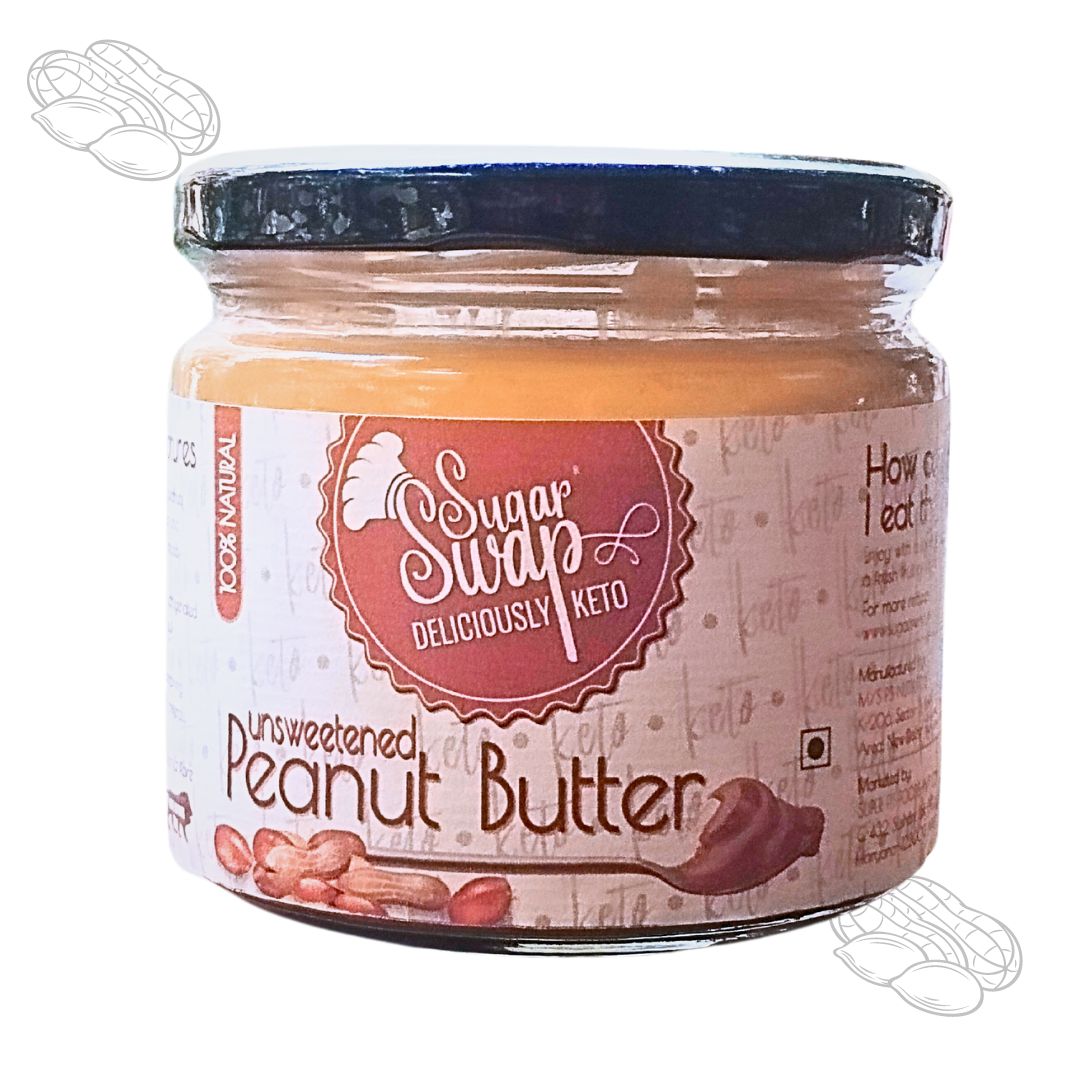 Keto Unsweetened Peanut Butter (300g)
