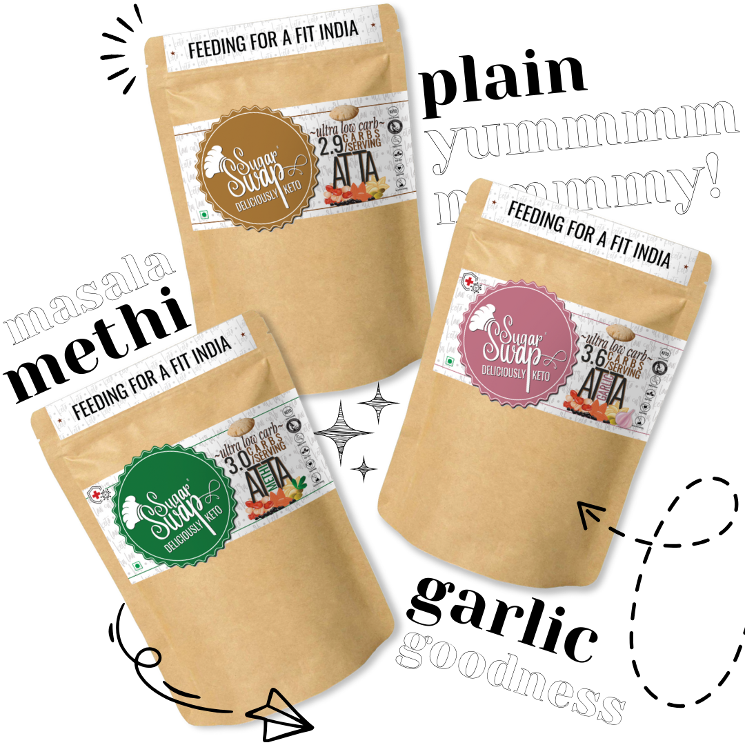 Sugar Swap Keto Atta Value Pack | Combo