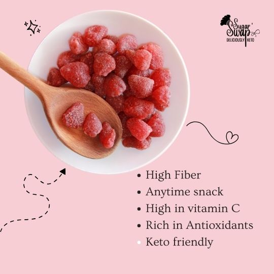 Sugar Swap Dried Strawberries (100g)