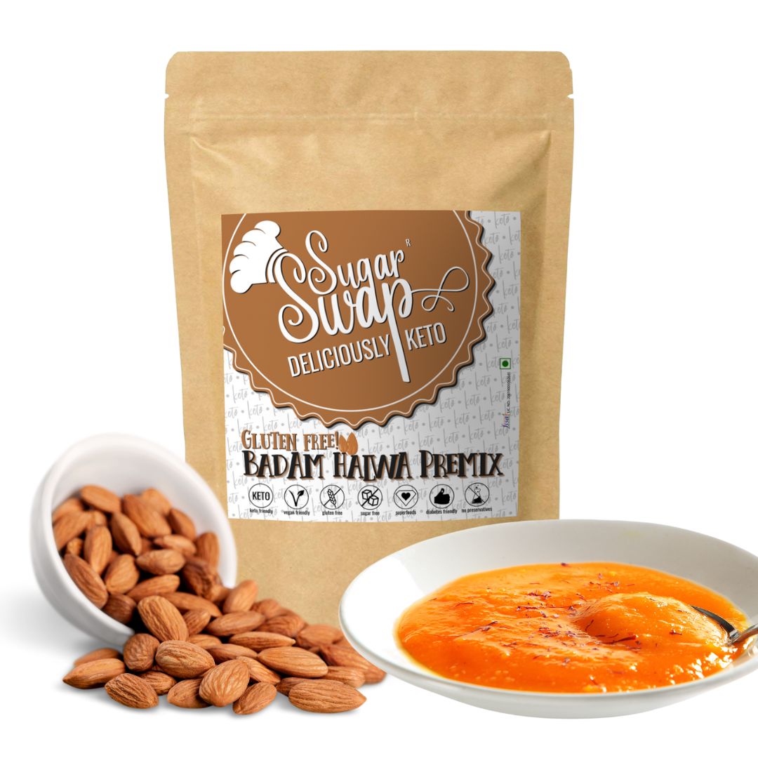 Instant Keto Badam Halwa Premix | Sugarfree