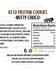 Keto Protein Cookies - Nutty Dark Chocolate (5pc) | Sugar Free | Gluten Free