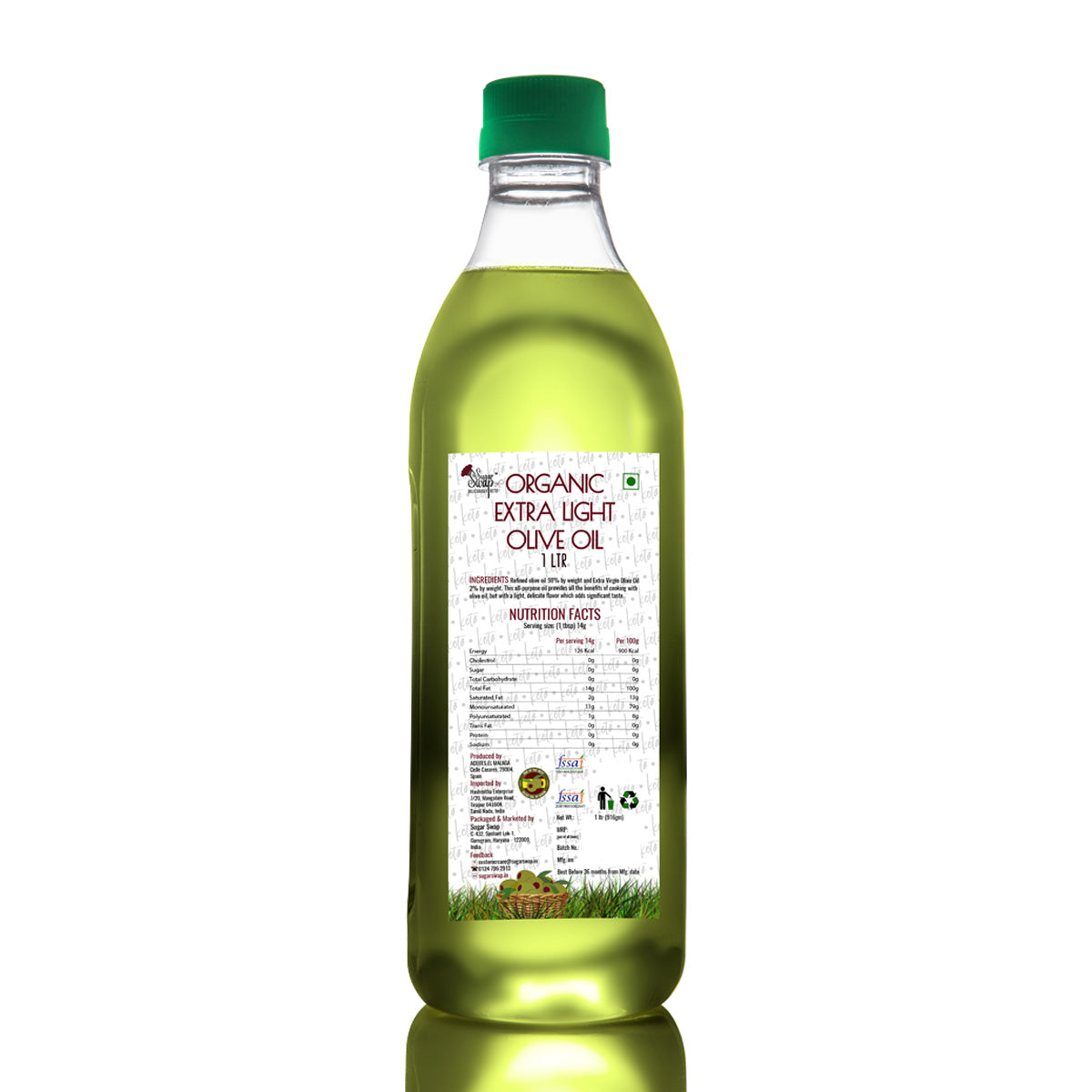 Sugar Swap Extra Light Olive Oil | Healthy Cooking oil | Keto oil