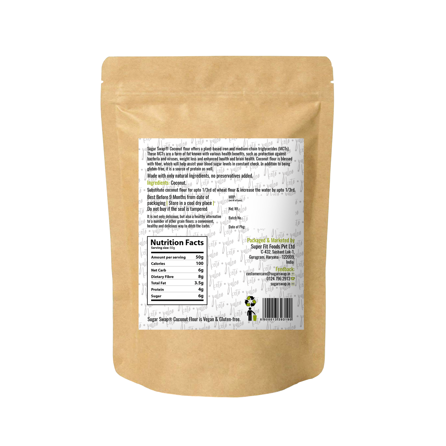 Keto Coconut Flour (1kg)