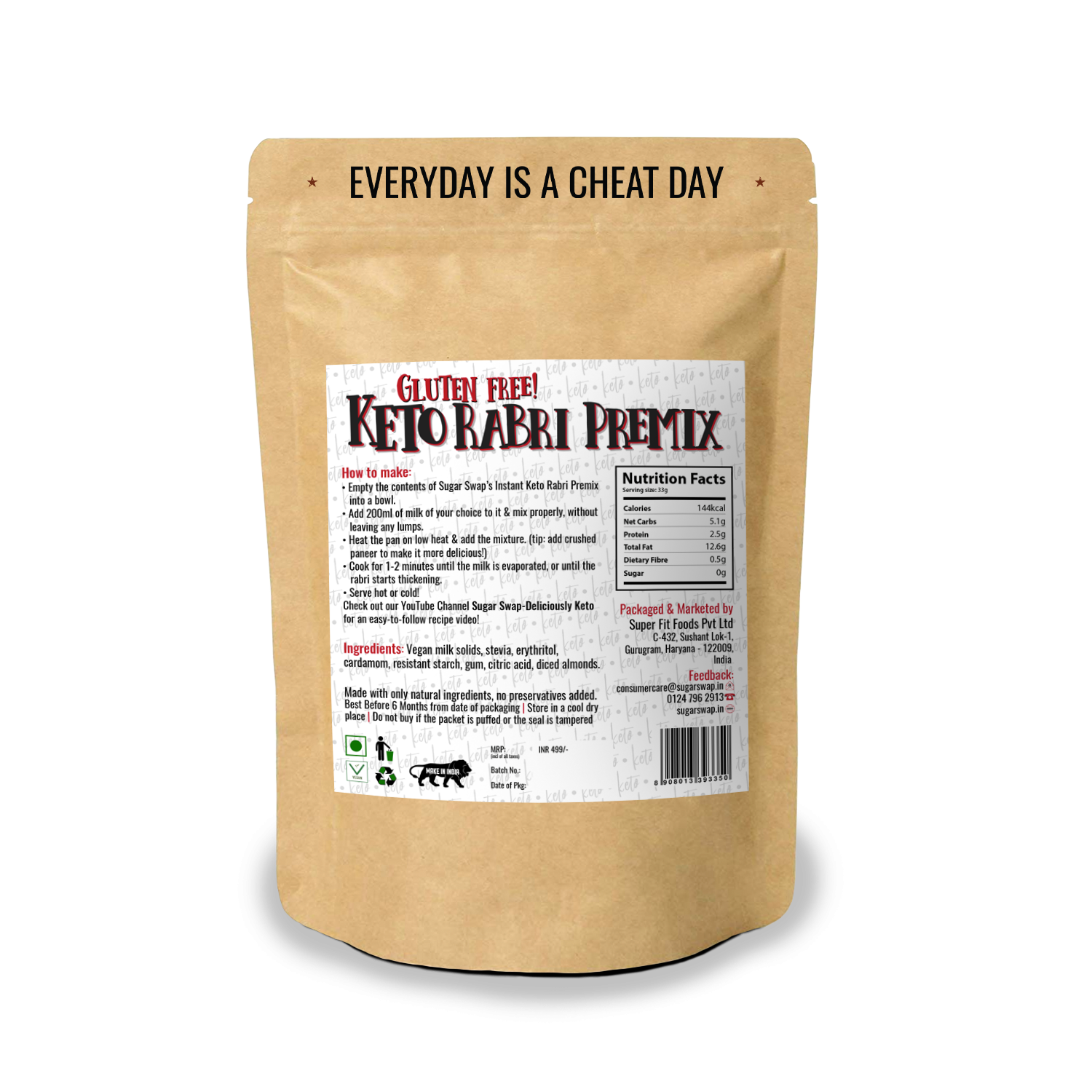 Instant Keto Rabri Premix | Sugarfree