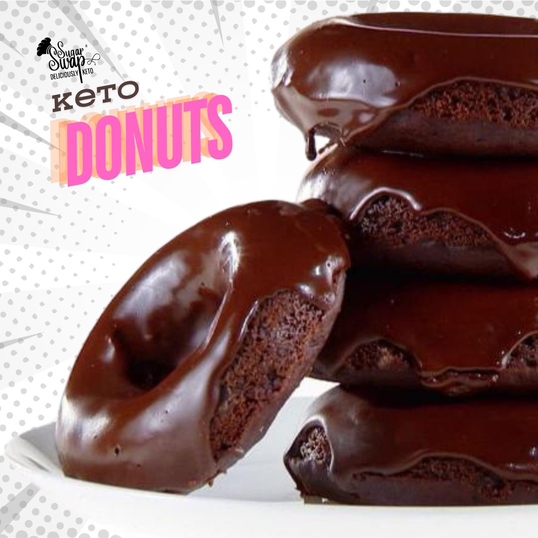 Sugar Swap Keto Donuts | Sugarfree | Weight loss (Pack of 6)