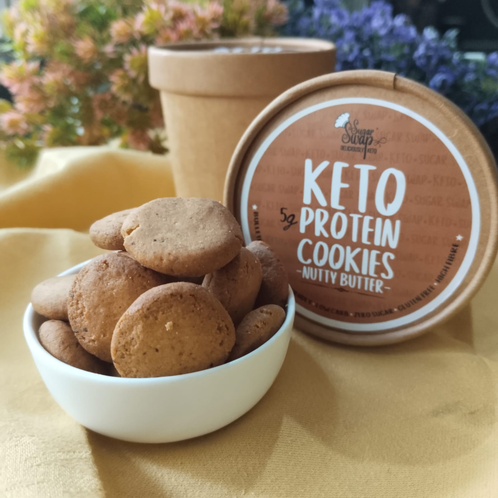 Sugar Swap Keto Protein Cookie Bites - Coconut (100g) | Sugar Free | Gluten Free