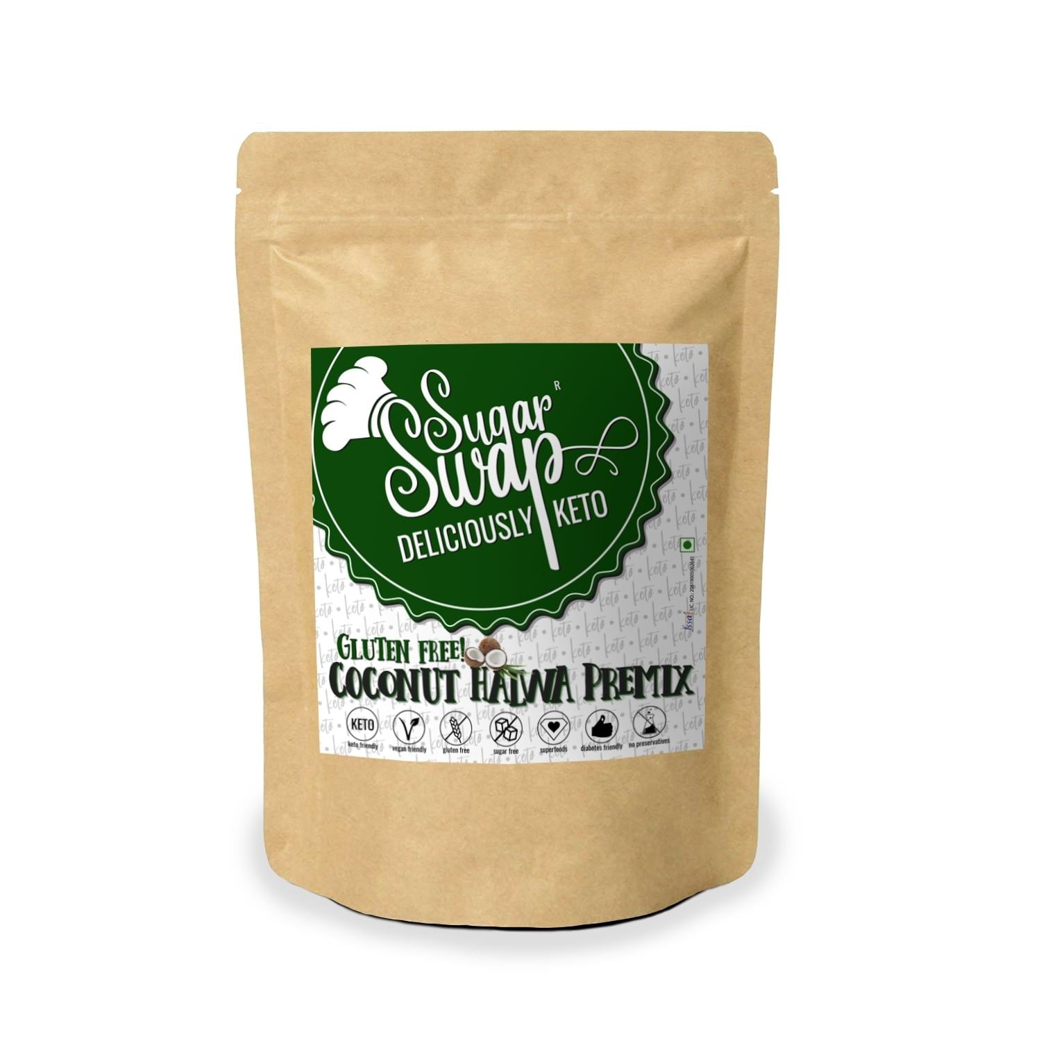 Instant Keto Coconut Halwa Premix | Sugarfree