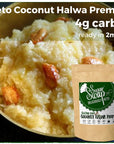 Instant Keto Coconut Halwa Premix | Sugarfree