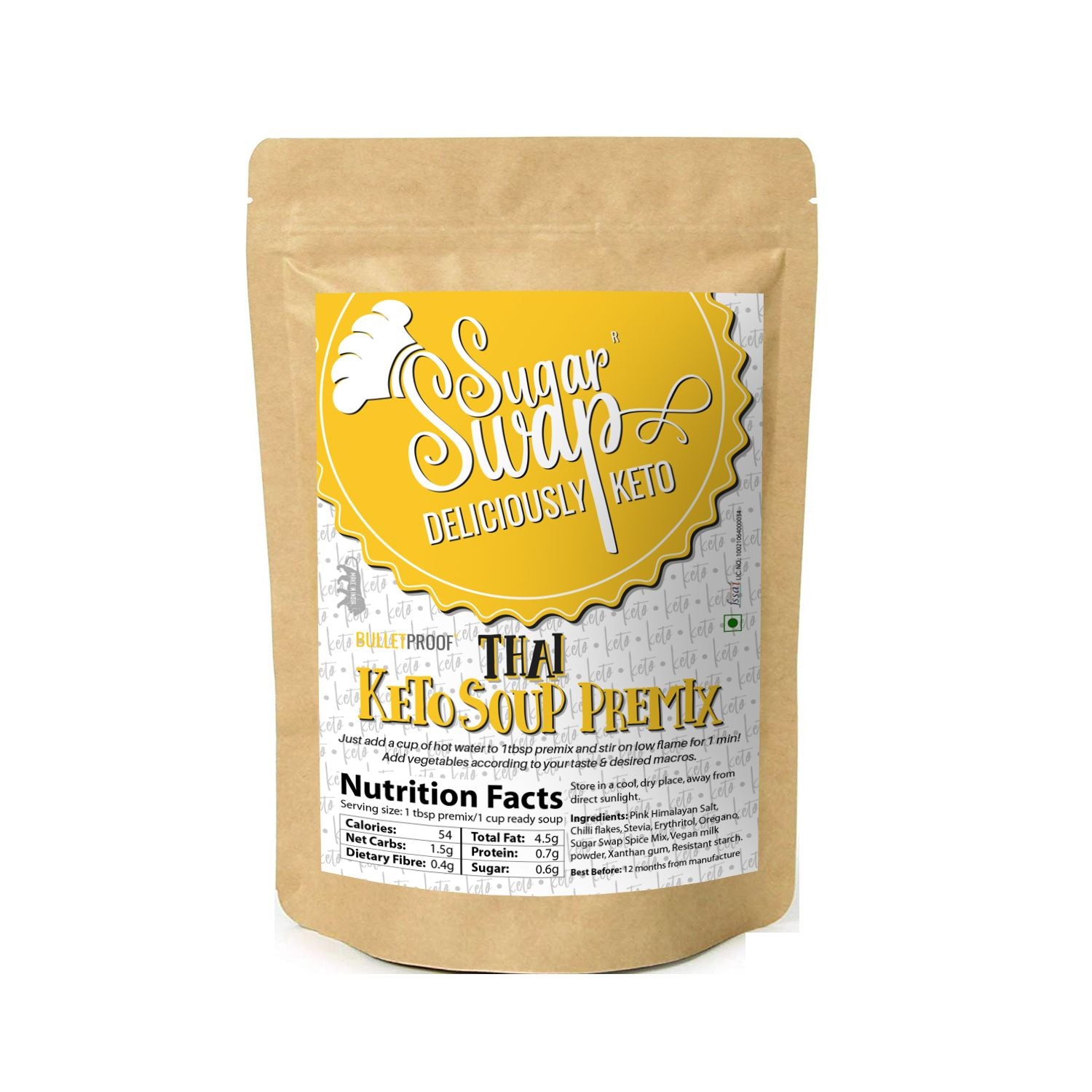 Keto Soup Premix - Thai 14 cups (70g)