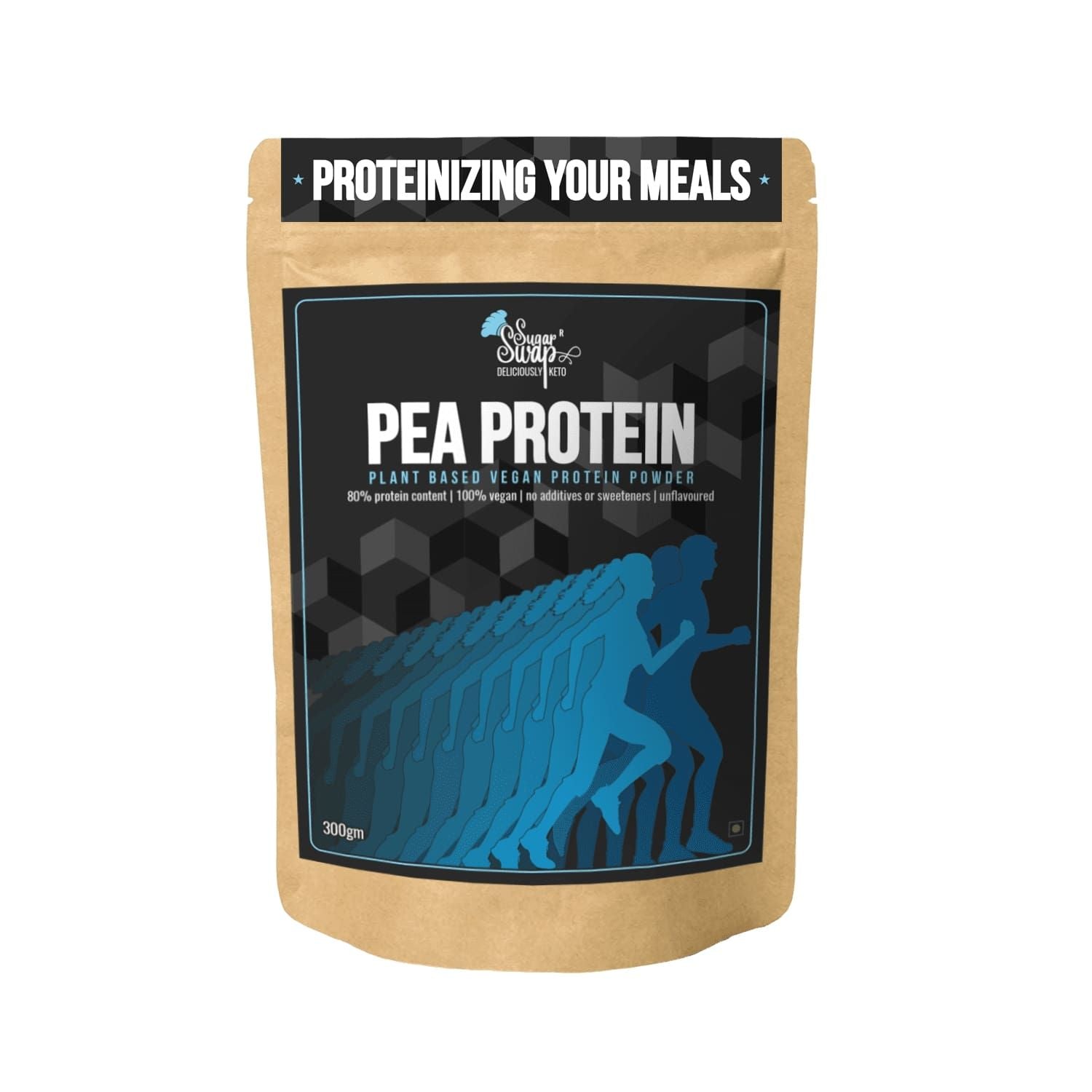 Pea Protein: Plant-based Vegan Protein Powder (300g) | Protein Mix For Atta - Make Rotis Protein Rich