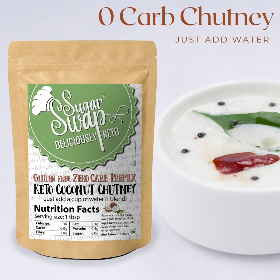 Instant Keto Coconut Chutney Premix (100g)