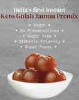 Keto Gulab Jamun Premix (100g)| Sugar free | Vegan | Instant