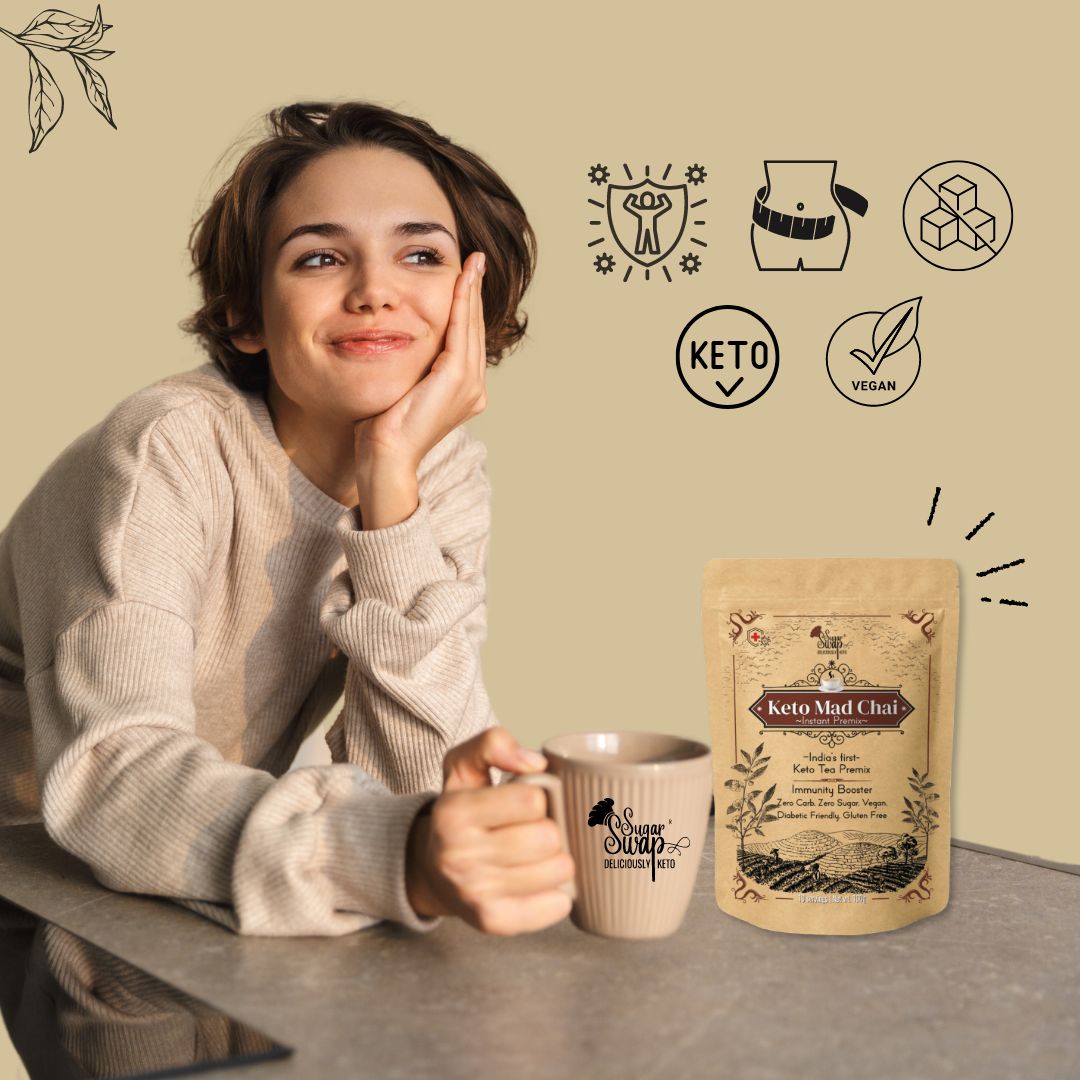 MadChai - Keto Tea Blend | Weight Loss Tea Premix | Instant Keto Tea Premix (70g)