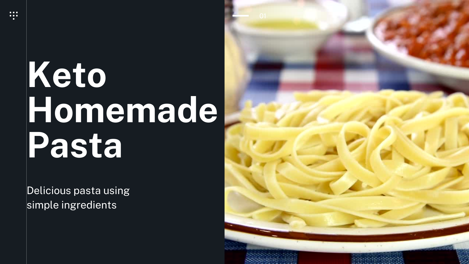Homemade Weight loss Keto Pasta - Recipe