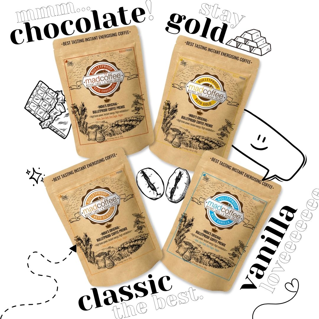 MadCoffee Gold | Keto Coffee | Weightloss &amp; Immunity booster | Glutenfree