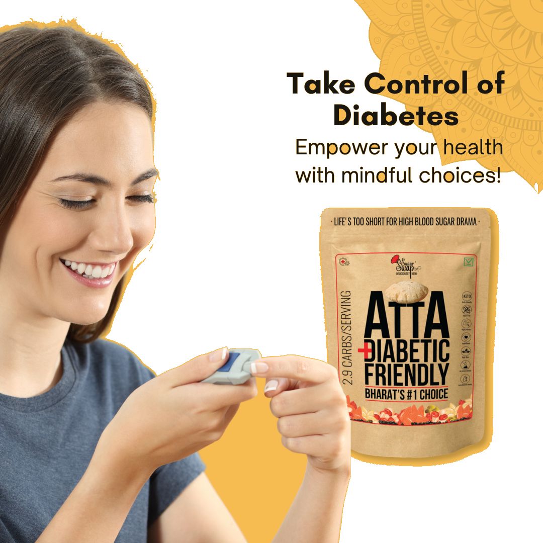 Sugar Swap&#39;s Diabetic Friendly Atta | Keto atta for diabetes