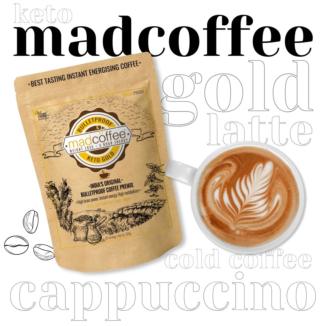 MadCoffee Gold | Keto Coffee | Weightloss &amp; Immunity booster | Glutenfree